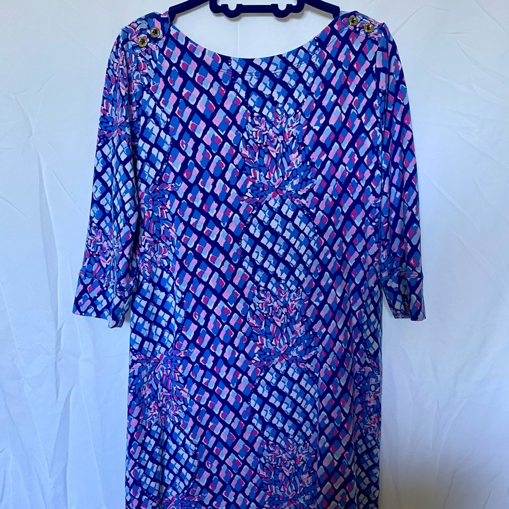 Lily Pulitzer 8/10 Girls 3/4 Sleeve Dress